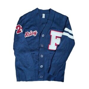 Hip Hop 50s Shop Letterman Fresno Bulldog Cardigan Sz L